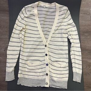 Madewell Striped Cardigan Sz S